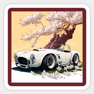 Cobra Cherry Blossom Sticker